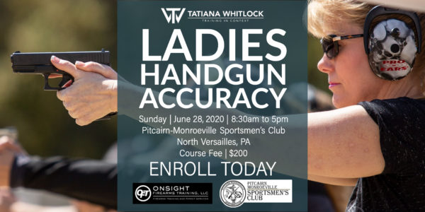 6/28/20 - Ladies Handgun Accuracy